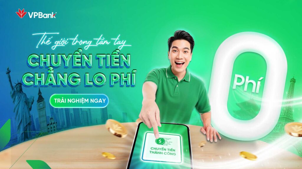 VPBank triển khai ưu đãi miễn 100% phí dịch vụ chuyển tiền quốc tế