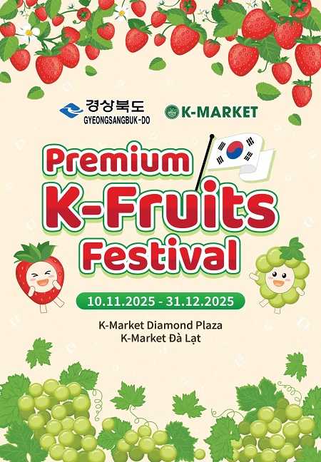 Premium K-Fruits Festival – Lễ Hội Trái Cây Cao Cấp Hàn Quốc Tại K-Market