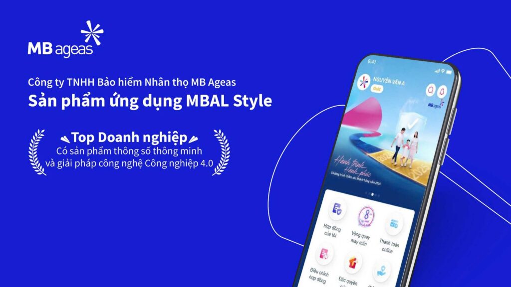 MB AGEAS LIFE ĐƯỢC VINH DANH TOP DOANH NGHIỆP CÓ SẢN PHẨM SỐ THÔNG MINH NĂM 2025