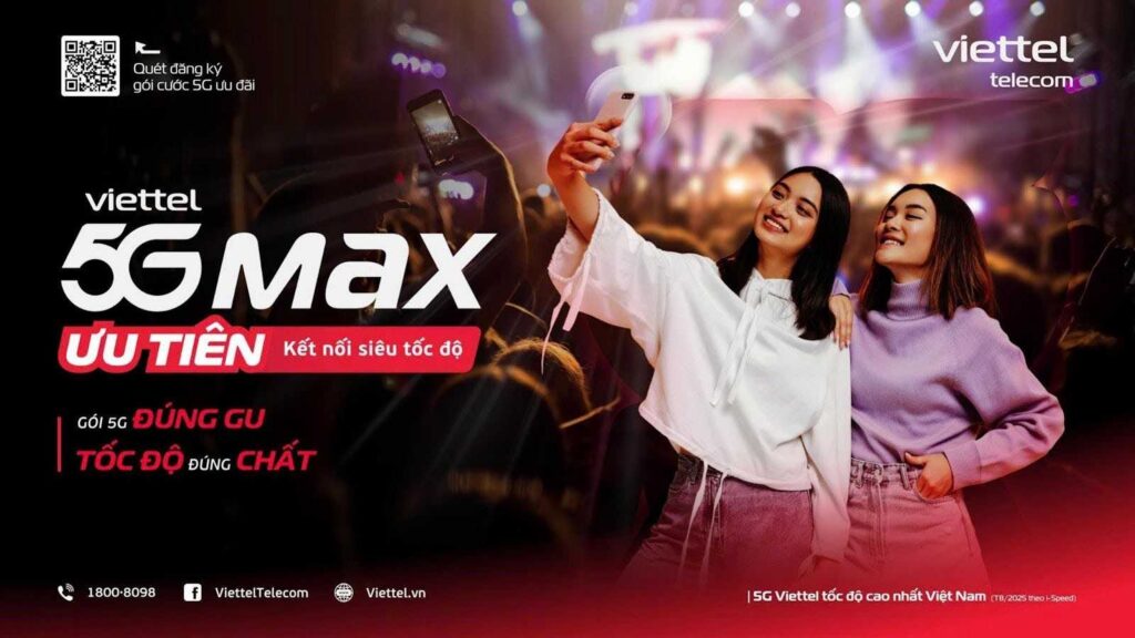 Viettel ra mắt hệ gói cước 5GMAX khẳng định vị thế dẫn đầu về tốc độ và trải nghiệm