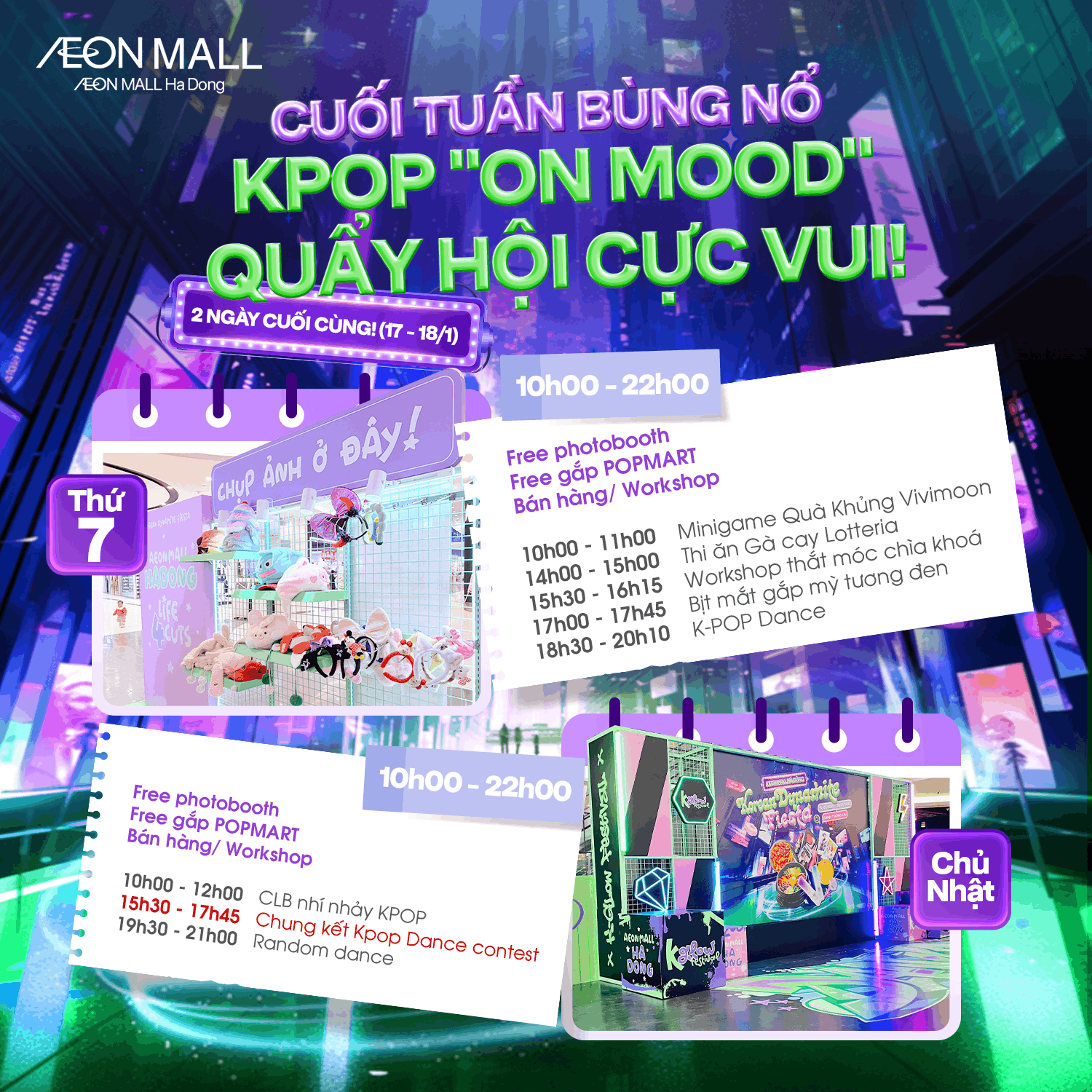 Lễ hội văn hóa Hàn Quốc thu hút đông đảo bạn trẻ tại AEON Mall Hà Đông