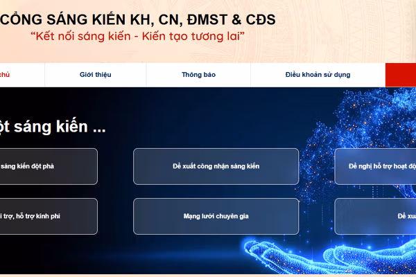 Hơn 1.000 sáng kiến công nghệ và đổi mới sáng tạo được gửi tới Cổng Sáng kiến
