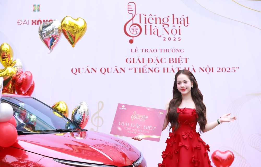 Quán quân ‘Tiếng hát Hà Nội 2025’ nhận giải thưởng trị giá 600 triệu đồng