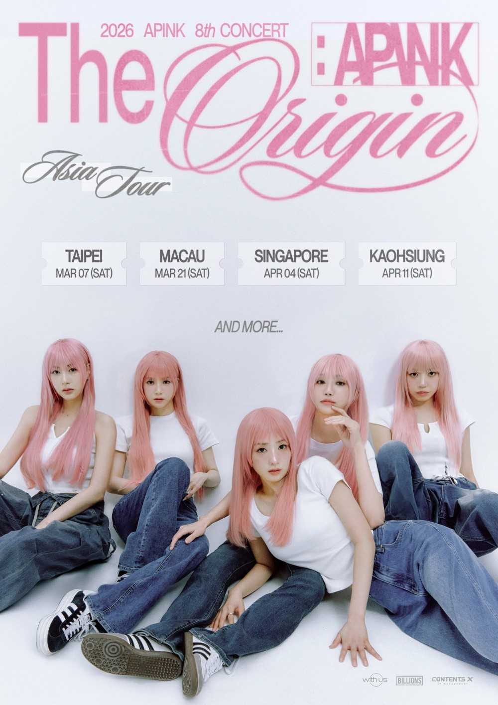 Apink công bố lịch trình tour diễn châu Á năm 2026 mang tên “The Origin: APINK”