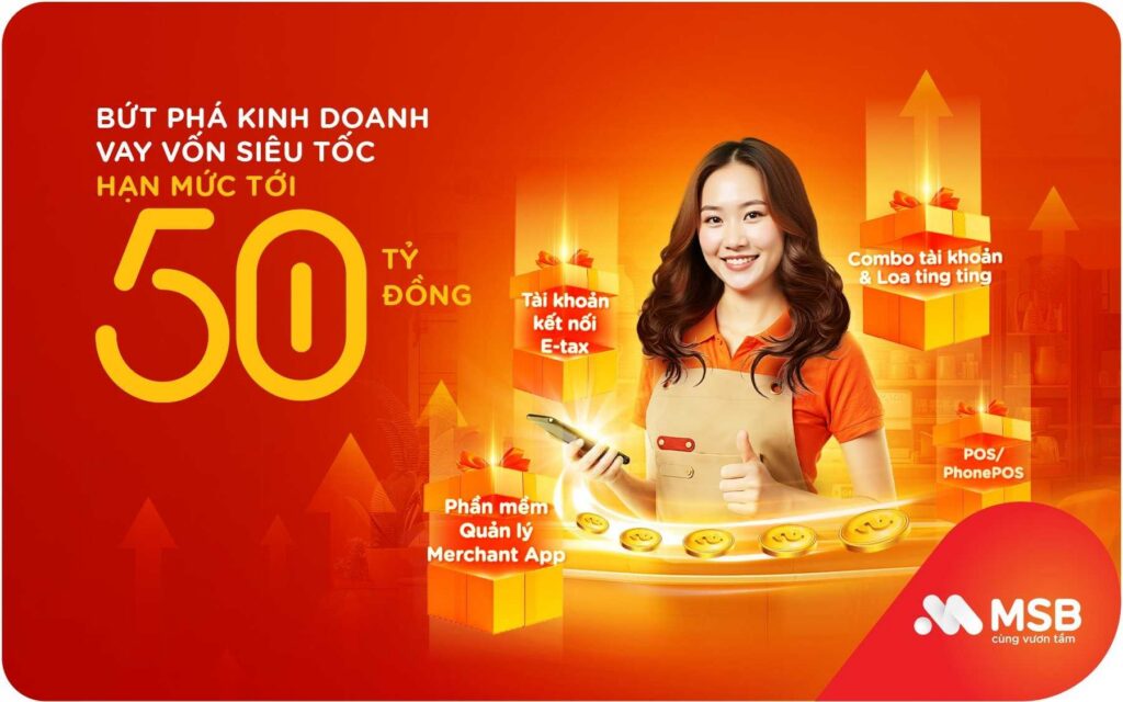 MSB triển khai giải pháp trọn gói về thuế cho hộ kinh doanh