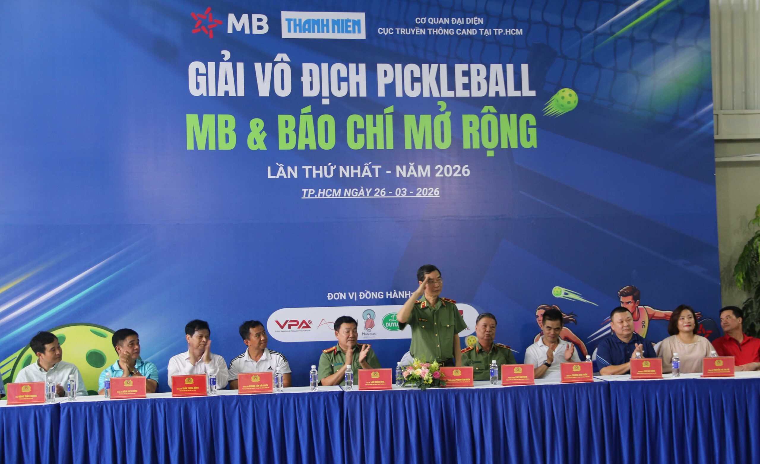 Gần 100 vận động viên tranh tài tại giải Pickleball “MB và Báo chí mở rộng”