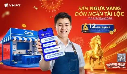 Hộ kinh doanh đăng ký dịch vụ số VNPT sẽ có nhiều cơ hội trúng “Ngựa Vàng 9999”