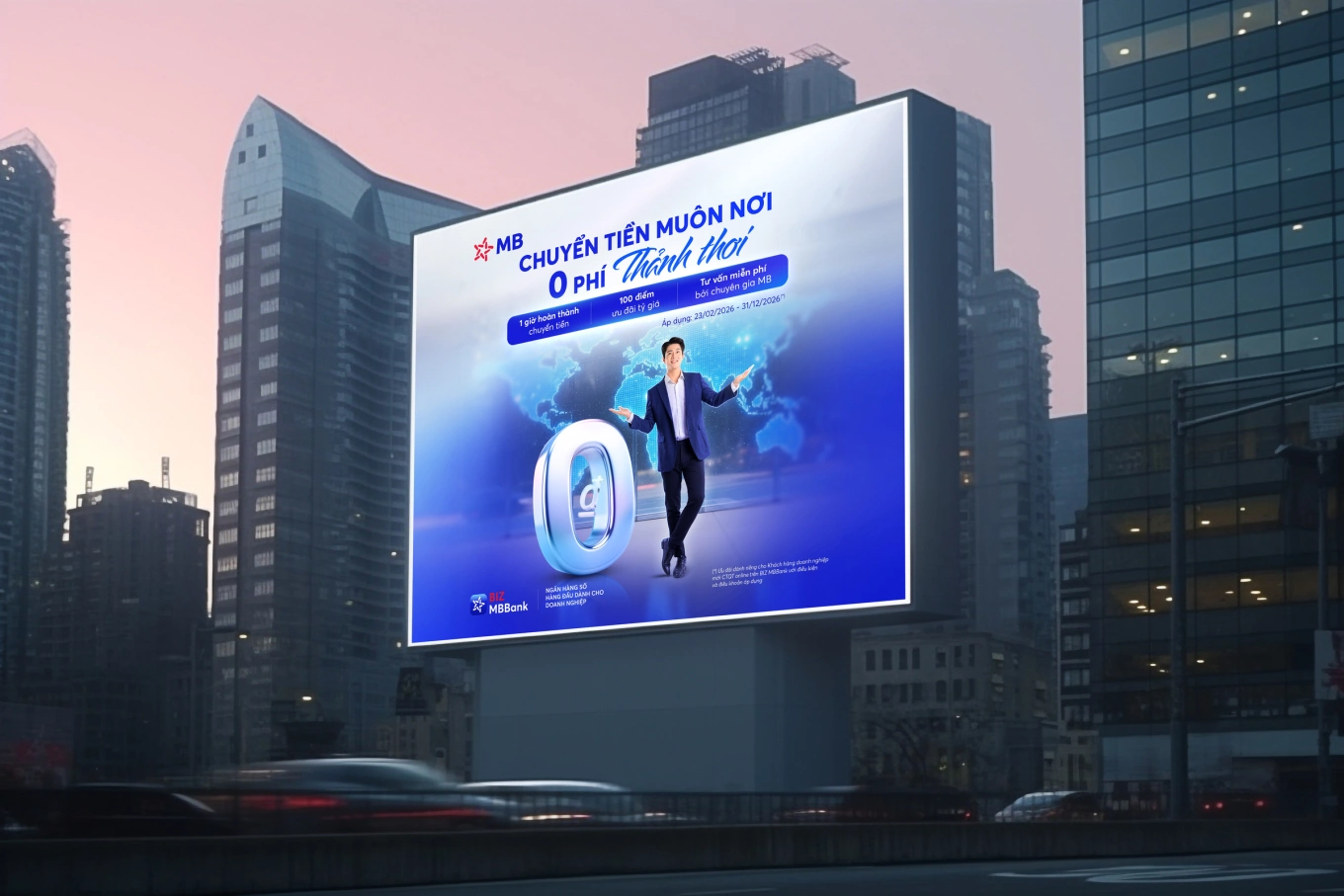 MB miễn phí chuyển tiền quốc tế cho doanh nghiệp xuất nhập khẩu trên BIZ MBBank