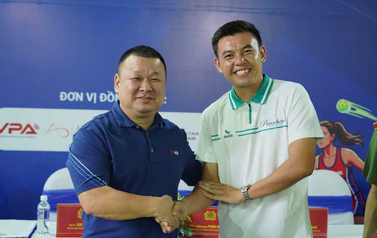 VĐV Lý Hoàng Nam vô địch giải pickleball của Cơ quan đại diện Cục Truyền thông CAND TP.HCM